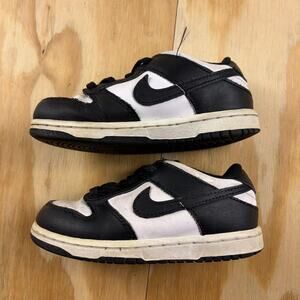 Nike Dunk Low Panda – Black White – Toddler – US 9C